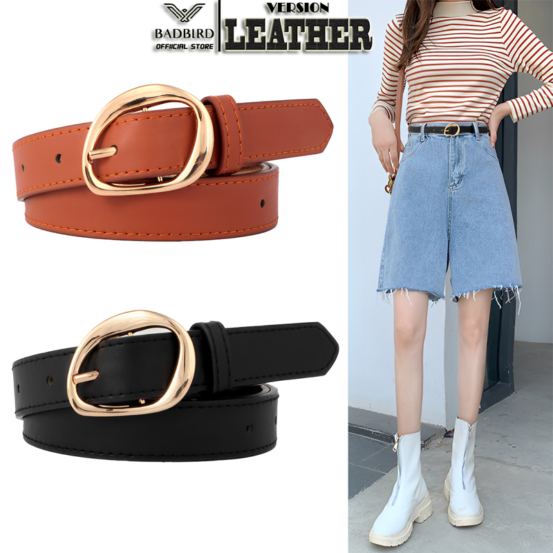 [Tặng Đục Lỗ] Thắt lưng da nữ thời trang da PU Thương hiệu BADBIRD - Tự hào thương hiệu Việt!