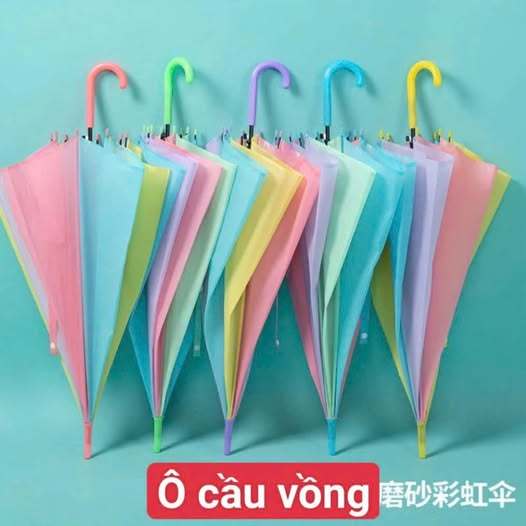 Ô trong suốt, nhiều màu, cầu vồng, dài 70cm, đường kính 95cm, dùng cho sự kiện, sống ảo
