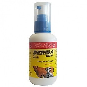 DERMA SPRAY 100ml - XỊT NGOÀI DA
