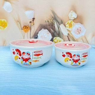 BỘ THỐ SỨ 2 MÓN NẤP HÚT CHÂN KHÔNG