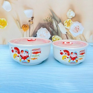 BỘ THỐ SỨ 2 MÓN NẤP HÚT CHÂN KHÔNG