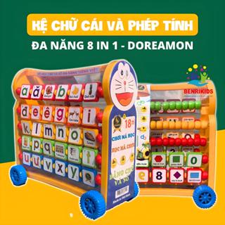 Bảng Chữ, Số Doraemon Đa Năng M1 Mẫu Doremon Cho Bé Học Chữ Và Học Toán, Hàng Nhựa Việt Nam