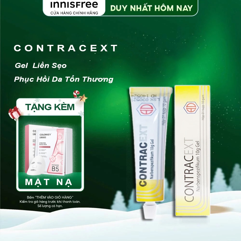 Gel bôi sẹo Contracext Kem Mờ Sẹo thâm làm mờ sẹo lồi sẹo thâm sẹo phì đại sẹo lâu năm