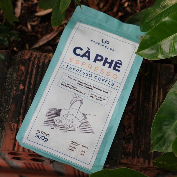 [500G] Cà phê Espresso The Cup Cafe (Robusta, Arabica)