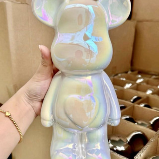 Tượng Bear trang trí kệ tủ size 28cm