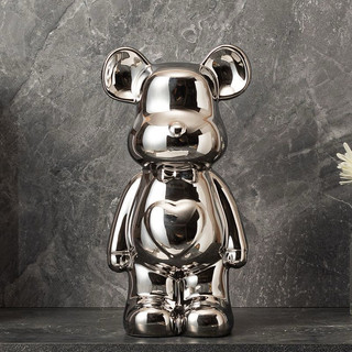 Tượng Bear trang trí kệ tủ size 28cm