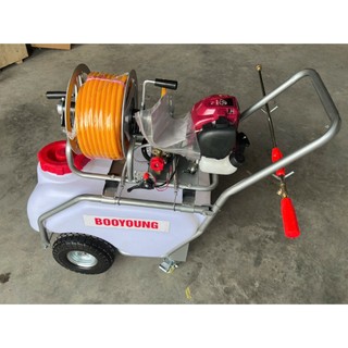 Máy phun khử trùng xe đẩy bình 60L Honda GX35 giá rẻ