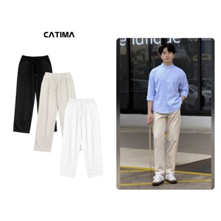 [Bản vải đẹp] Quần Kaki Baggy QK24 Catima unisex - Cạp chun co giãn - Không co rút