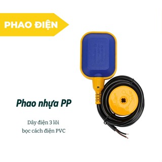 Phao điện máy bơm CHIỀU DÀI DÂY 2M 3M 5M 10M chống tràn nước