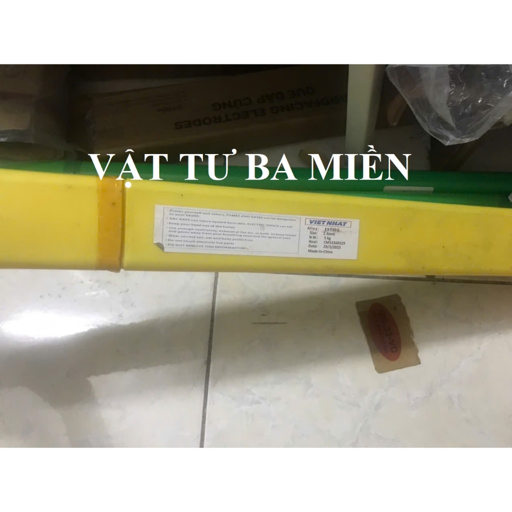 5Kg Que hàn tig nhôm, que hàn bù nhôm ER5356 đủ size loại tốt