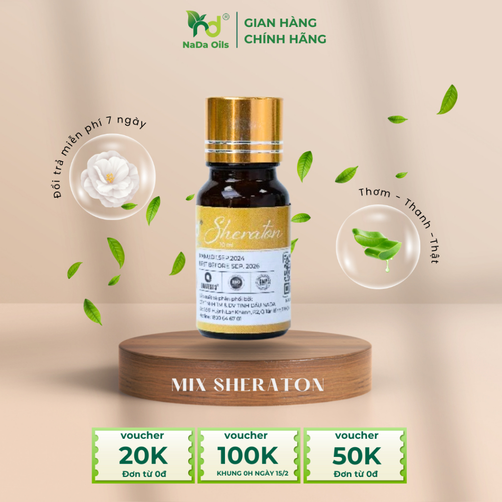 Tinh Dầu Mix Hương Nước Hoa Sheraton_NADA OILS