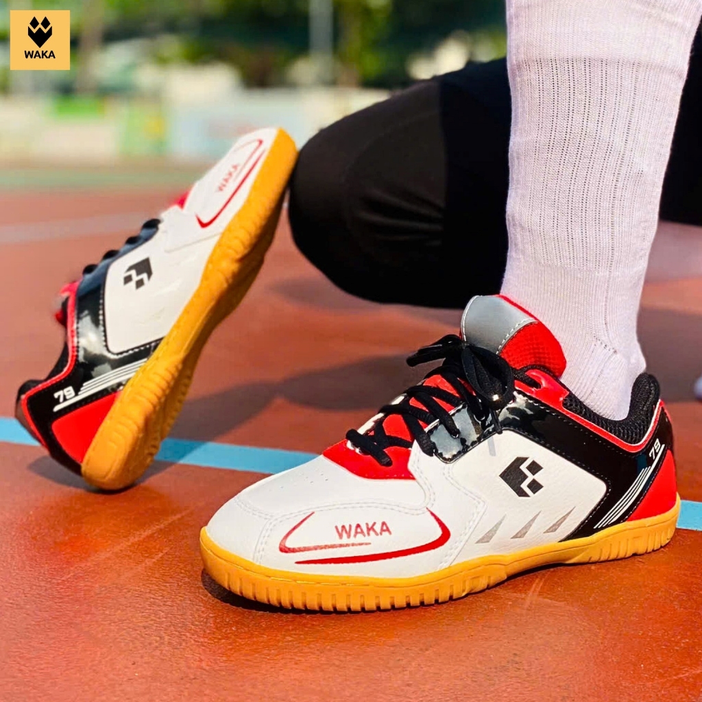 Giày thể thao đa năng_Giày cầu lông, bóng bàn_Giày chạy bộ, giày pickleball WAKA 79 đế cao su