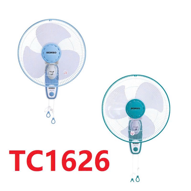 Quạt treo tường Senko TC1626-Hàng Chính Hãng