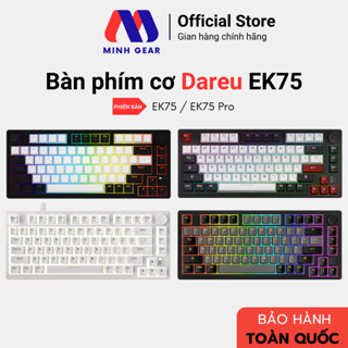 Bàn phím cơ DAREU EK75 / EK75 PRO (3 Mode, Gasket Mount, Led RGB)
