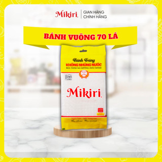 Bánh Tráng Mỏng Dẻo Mikiri 70 Lá – Hình Vuông, Không Nhúng Nước, Phù Hợp Cho Nhà Hàng, Quán Ăn
