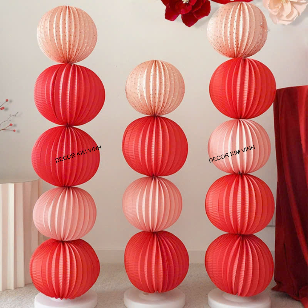 Lồng Đèn Dưa Hấu LD09 Decor Trang Trí Lễ Tết
