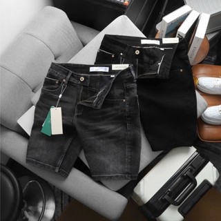 Quần Short Jean nam cá sấu full hộp hàng cao cấp chất vải jean co giãn thoải mái, form chuẩn xuất khẩu slim fit -DILANO