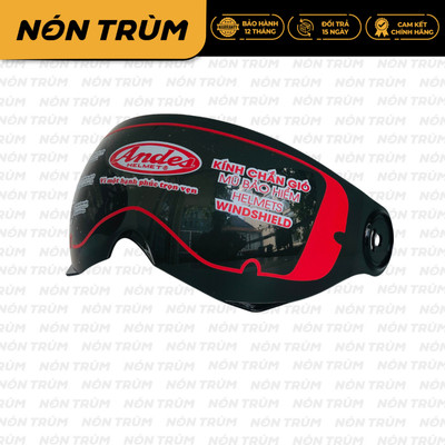 Kính thay cho mũ bảo hiểm 1/2 Andes 109 - 109k chính hãng