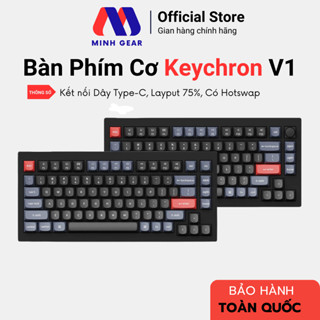 Keychron V1 Version Knob - Bàn phím cơ Custom QMK