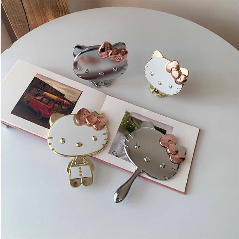 🍓 𝓒𝓾𝓽𝓮 𝓬𝓾𝓽𝓮🍓 Gương Cầm Tay Hình HELLO KITTY