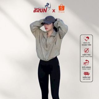  ÁO GIÓ FLY. Áo Khoác Gió Thể Thao Chất Nylon Mềm Cao Cấp. Chống Thấm Nước Nhẹ Cản Gió. - BRUN 