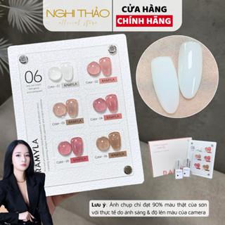 Set sơn gel thạch đục đa sắc RAMYLA 6 màu Nghi Thảo