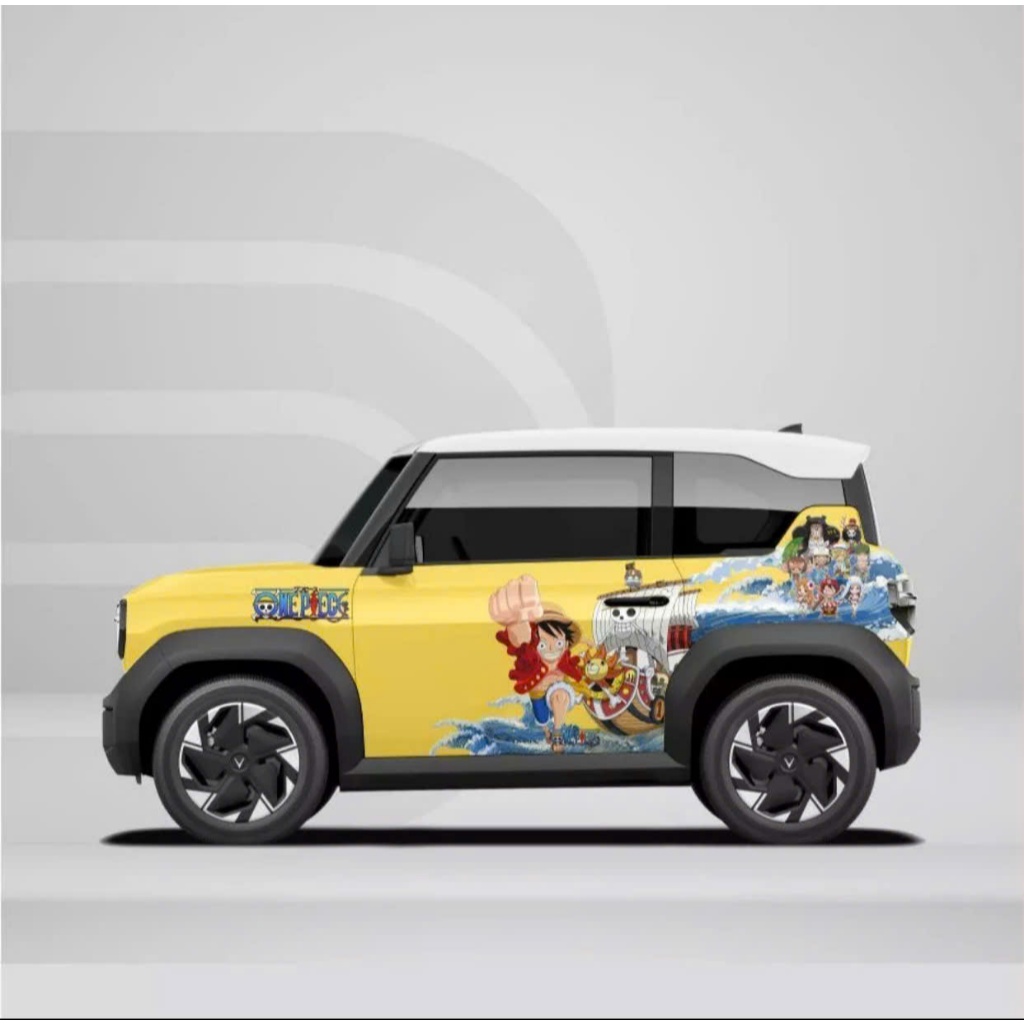 Tem dán xe VF3 - Decal Sticker dán xe One Piece