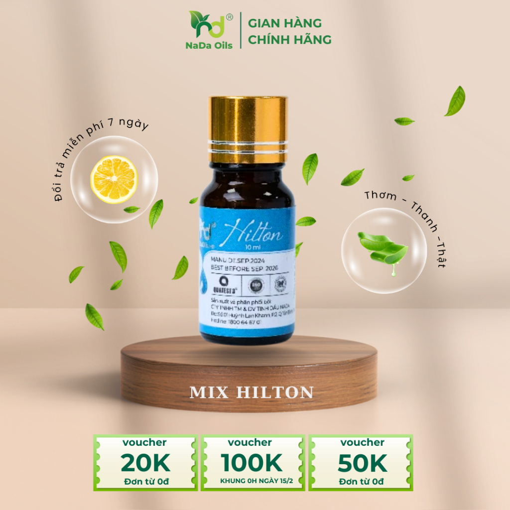 Tinh Dầu Mix Hương Nước Hoa Hilton_NADA OILS