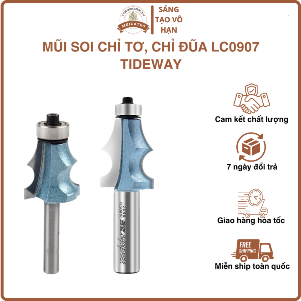 Mũi soi chỉ tơ, chỉ đũa LC0907 Tideway