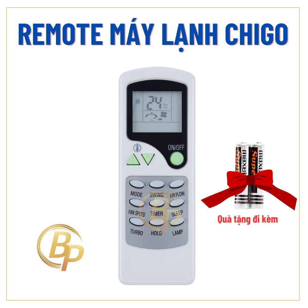 Điều khiển dùng cho điều hoà Chigo - Remote máy lạnh Chigo - Khiển điều hoà Chigo