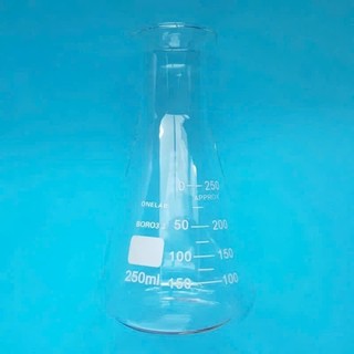 (Bomex) Bình tam giác 250ml thủy tinh thí nghiệm