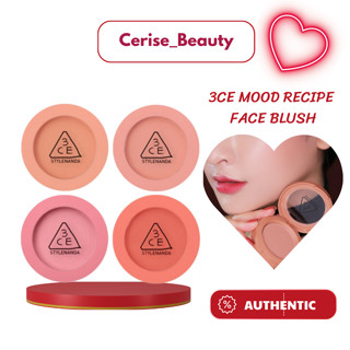 Phấn Má Hồng 3CE Mood Recipe Face Blush [Nude Peach - Mono Pink- Rose Beige - Full Off Charm - Kinda Shy]