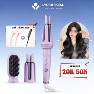 Máy uốn tóc 3in1 Faers, Máy uốn xoăn mới nhất 2025 trục 26 28 & Lược chải điện 3in1 đa năng tiện lợi