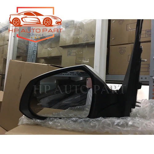 Cụm gương chiếu hậu i10 Grand bản 8 giắc, gương 8 giắc Hyundai Grand i10 2014-2020