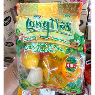 Thạch Long Hải Hương Vị Trái Cây Gói 416g (16 Cái x 26g)