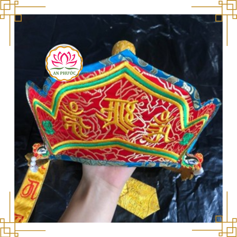mũ tì lô - mão tì lô - mũ đội khi làm lễ của tăng sỹ Phật giáo - PG An Phước