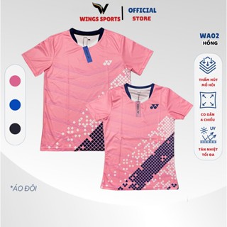 Áo Cầu Lông Yonex WA02 - màu hồngSử Dụng Trong Tập Luyện Và Thi Đấu Cầu Lông Mã WA02