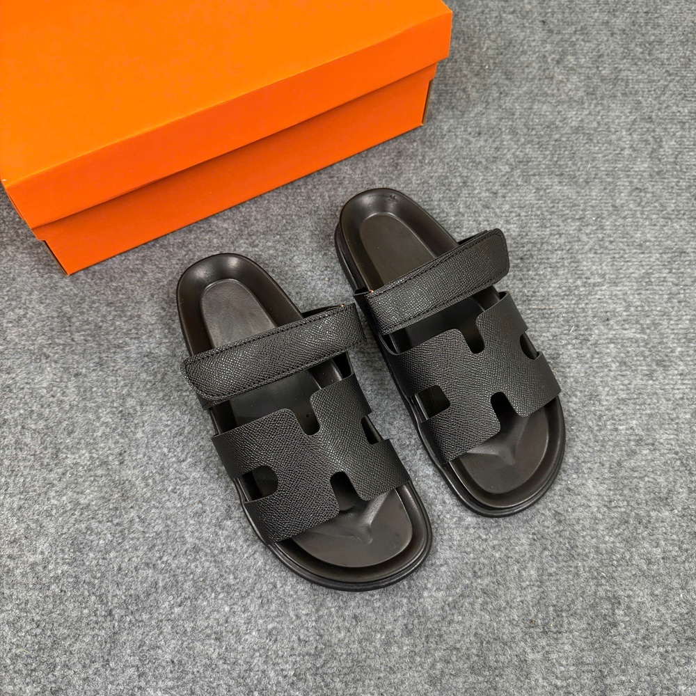 Dép Chữ H Nữ Da Sần Quai Dính Tiện Lợi Dễ Phối Đồ- H821