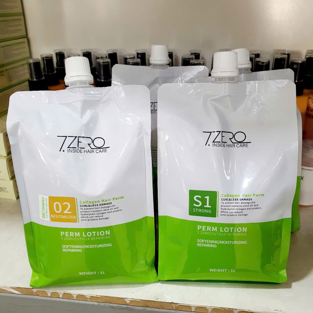 CẶP UỐN TÓC CĂNG SÓNG 𝗦𝗘𝗩𝗘𝗡 𝗭𝗘𝗥𝗢 COLLAGEN DẠNG TÚI 1000M