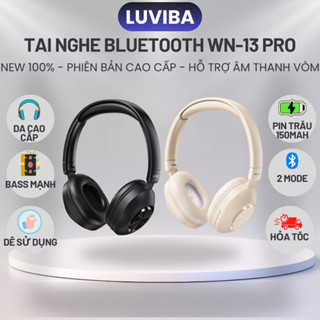 Tai nghe bluetooth không dây, tai nghe gaming chụp tai cao cấp LUVIBA WN13