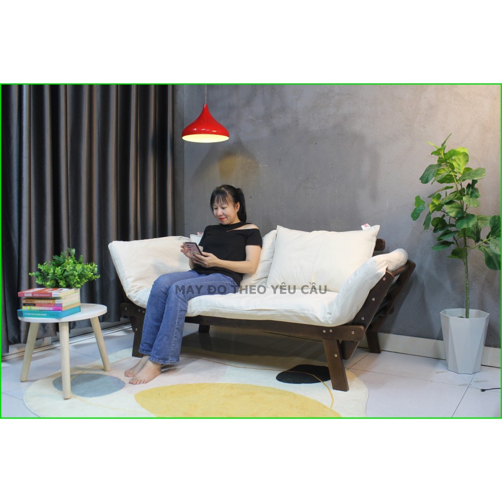 Ghế SOFA BED (SOFA GIƯỜNG) Gỗ Tự Nhiên Đa Năng - SFB_TN02 | BigBuy360 - bigbuy360.vn
