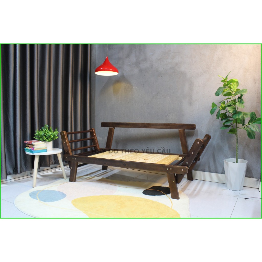Ghế SOFA BED (SOFA GIƯỜNG) Gỗ Tự Nhiên Đa Năng - SFB_TN02 | BigBuy360 - bigbuy360.vn