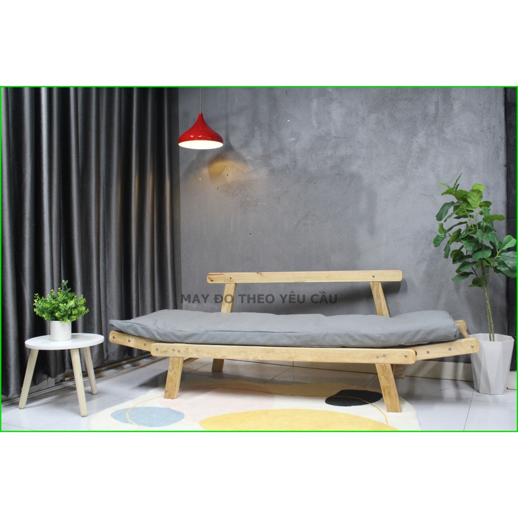 Ghế SOFA BED (SOFA GIƯỜNG) Gỗ Tự Nhiên Đa Năng - SFB_TN02 | BigBuy360 - bigbuy360.vn