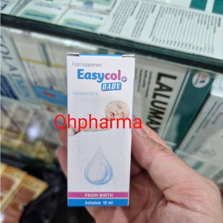 ( Chính hãng ) Emzyme LACTASE EASYCOL BABY 15ml giúp giảm tiêu chảy,non trớ,rối loạn tiêu hóa