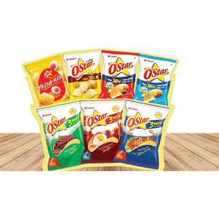 Combo 10 gói Bánh Snack khoai tây O'STAR gói lớn nhiều vị  Giao ngẫu nhiên  