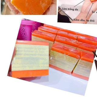 [1 LỐ 12 BÁNH] XÀ PHÒNG CAM NGHỆ THÁI