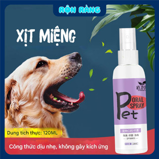 Xịt Miệng Chó Mèo Dorrikey 120ml - Vệ Sinh Răng Miệng Chó Mèo - Hơi Thở Thơm Mát Có Thể Ăn Được