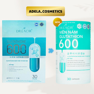 Viên Uống trắng da Glutathione 600 MẪU MỚI 2024, viên uống trắng da mờ nám, mờ thâm