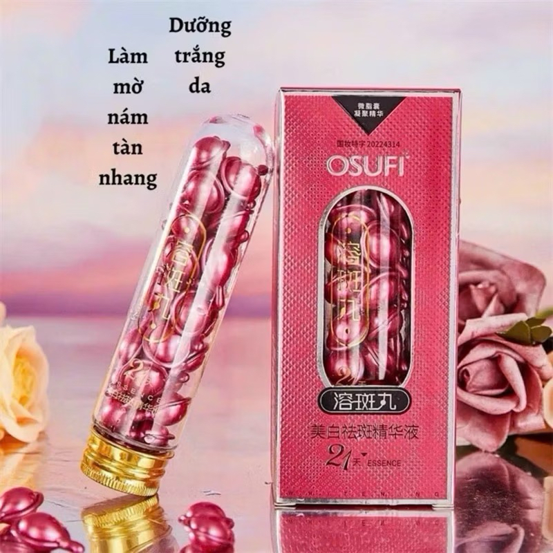 Tinh chất serum Osufi, hộp 20 viên dưỡng trắng, mờ nám