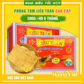 Bánh phồng tôm Liễu Trân Cao Cấp 500g, bánh phồng tôm Sóc Trăng đậm đà tôm